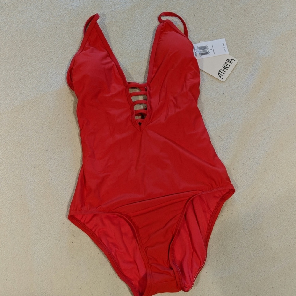 Brand-new red bathing suit (Athena)